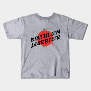 Oriental Brush Biathlon Warrior Kids T-Shirt